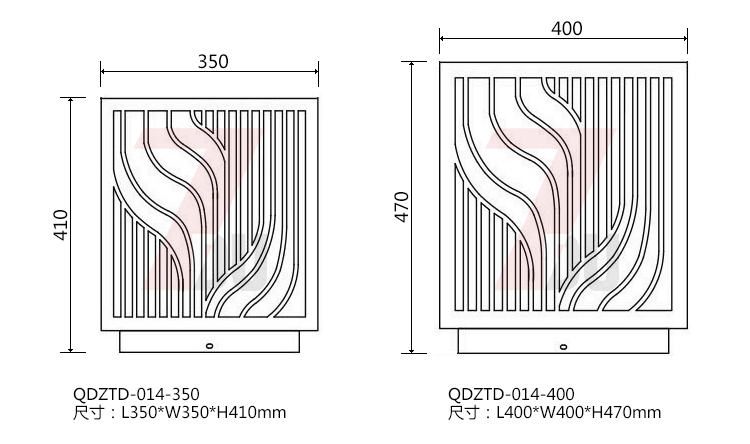 (QDZTD-014)ͭ˿ΰͷ350mm400mmߴʾͼ